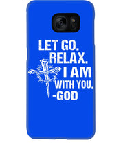 Load image into Gallery viewer, Let You Relax I Am With You Gray Background Phone case