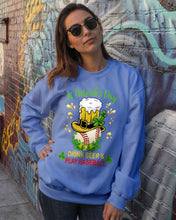 Load image into Gallery viewer, Baseball Drink Beer Day St Patrick's Day Gift For Baseball Lovers Sweatshirt