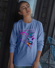 Load image into Gallery viewer, Hummingbirds Heart Shaped I Am A Simple Woman Gift For Mom Unisex Long Sleeve