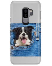 Load image into Gallery viewer, Border Collie In Denim Pocket Gift For Dog Lovers Phone case
