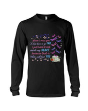 Load image into Gallery viewer, Butterflies When I Miss You I Just Have To Look Inside My Heart Gift For Lover Unisex Long Sleeve