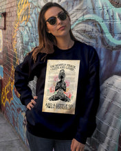 Load image into Gallery viewer, I'm Mostly Peace Love And Light Yoga Gift For Yoga Lovers Sweatshirt