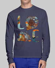 Load image into Gallery viewer, Love Trucker Simple Unique Custom Design For Personalized Job Gift Unisex Long Sleeve
