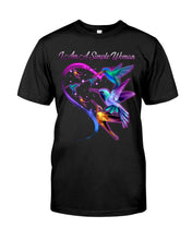 Load image into Gallery viewer, Hummingbirds Heart Shaped I Am A Simple Woman Gift For Mom Guys Tee