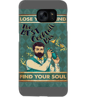 Load image into Gallery viewer, Lose Your Mind Find Your Soul Gift For Bartender Phone case