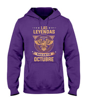 Load image into Gallery viewer, Birthday Meaningful Gift Las Levendas Nacen En Octubre Hoodie