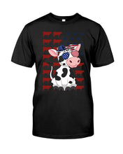 Load image into Gallery viewer, Lovely Phone Case Cow And American Flag Gift For Cow Lovers Guys Tee