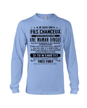 Load image into Gallery viewer, Je Suis Un Fils Chanceux Birthday Gift For Men Unisex Long Sleeve
