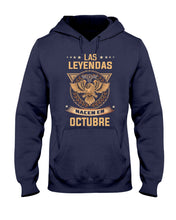 Load image into Gallery viewer, Birthday Meaningful Gift Las Levendas Nacen En Octubre Hoodie