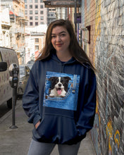Load image into Gallery viewer, Border Collie In Denim Pocket Gift For Dog Lovers Hoodie