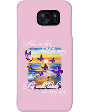 Load image into Gallery viewer, Butterfly Sunset On Beach Those We Love Don't Go Away Gift For Lover Phone case