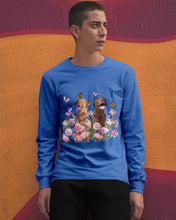 Load image into Gallery viewer, Gift For Dog LoversChesapeake Bay Retriever With Peonies Unisex Long Sleeve