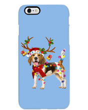 Load image into Gallery viewer, Beagle Gorgeous Reindeer Xmas Lights Gift For Dog Lovers Phone case