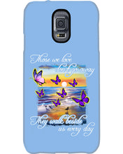 Load image into Gallery viewer, Butterfly Sunset On Beach Those We Love Don't Go Away Gift For Lover Phone case