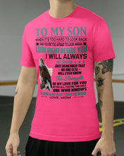 Load image into Gallery viewer, Look Right Beside You Eagle Mom Gift For Son Guys Tee