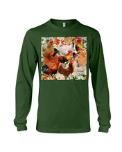 Load image into Gallery viewer, Lovely Phone Case With Flowers Gift For Chicken Lovers Unisex Long Sleeve