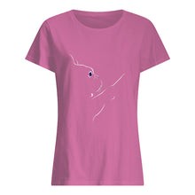 Load image into Gallery viewer, I Love My Frenchie Custom Design Gift For Friends Ladies Tee