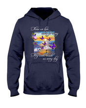 Load image into Gallery viewer, Butterfly Sunset On Beach Those We Love Don't Go Away Gift For Lover Hoodie