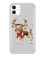 Load image into Gallery viewer, Beagle Gorgeous Reindeer Xmas Lights Gift For Dog Lovers Phone case