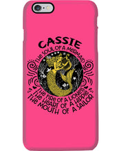 Load image into Gallery viewer, Gift For Cassie Girl The Soul Of A Mermaid Phone case