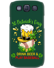 Load image into Gallery viewer, Baseball Drink Beer Day St Patrick's Day Gift For Baseball Lovers Phone case
