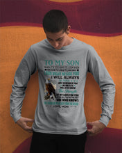 Load image into Gallery viewer, Look Right Beside You Eagle Mom Gift For Son Unisex Long Sleeve