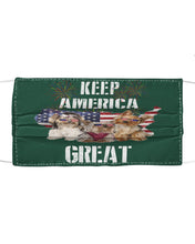 Load image into Gallery viewer, Keep America Great Yorkshire Terrier Gift For Dog Lovers Cloth Face Mask