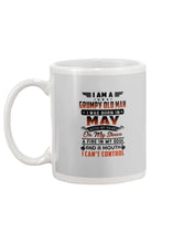 Load image into Gallery viewer, I'm A Grumpy Old Man I Was Born In May With My Heart Mug