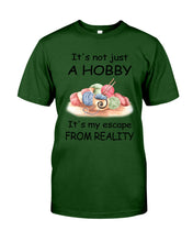 Load image into Gallery viewer, It's Not Just A Hobby It's My Escape From Reality Gift For Embroider Lovers Guys Tee