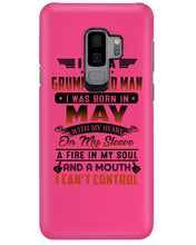 Load image into Gallery viewer, I'm A Grumpy Old Man I Was Born In May With My Heart Phone case