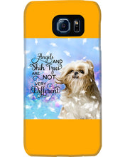 Load image into Gallery viewer, Angels And Shih Tzu Are Not Different Gift For Dog Lovers Phone case