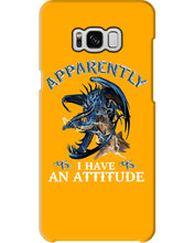Load image into Gallery viewer, Apparently I Have An Attitude Blue Dragon Phone case