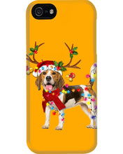 Load image into Gallery viewer, Beagle Gorgeous Reindeer Xmas Lights Gift For Dog Lovers Phone case