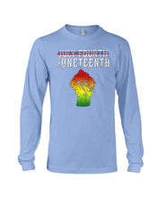 Load image into Gallery viewer, Juneteenth Happy Independence Day Meaningful Gift For Men Unisex Long Sleeve