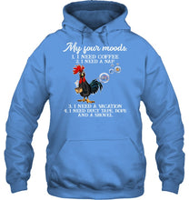 Load image into Gallery viewer, I Need Coffee A Nap A Vacation Duct Tape Hope And A Showel Hoodie