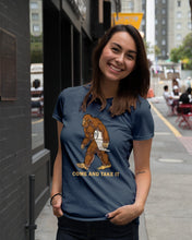 Load image into Gallery viewer, Bigfoot Come And Take It Simple Custom Design Ladies Tee