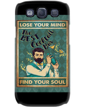 Load image into Gallery viewer, Lose Your Mind Find Your Soul Gift For Bartender Phone case