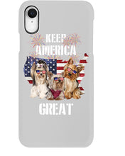 Load image into Gallery viewer, Keep America Great Yorkshire Terrier Gift For Dog Lovers Phone case