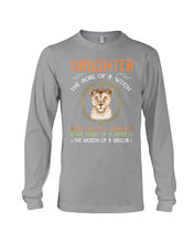 Load image into Gallery viewer, Daughter The Soul Of Witch The Fire Of Lioness Unisex Long Sleeve