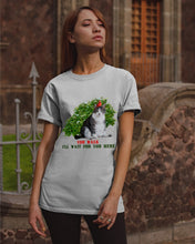 Load image into Gallery viewer, Cat Wait For You Here Gift For Cat Lovers Guys Tee