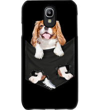 Load image into Gallery viewer, Cavalier King Charles Spaniel In Pocket - Dogs Lovers Gift Phone case
