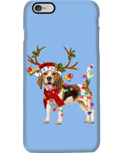 Load image into Gallery viewer, Beagle Gorgeous Reindeer Xmas Lights Gift For Dog Lovers Phone case