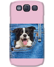 Load image into Gallery viewer, Border Collie In Denim Pocket Gift For Dog Lovers Phone case