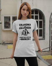 Load image into Gallery viewer, Grandma And Grandson A Bond That Can't Be Broken Custom Design Guys Tee