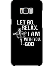Load image into Gallery viewer, Let You Relax I Am With You Gray Background Phone case