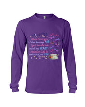 Load image into Gallery viewer, Butterflies When I Miss You I Just Have To Look Inside My Heart Gift For Lover Unisex Long Sleeve