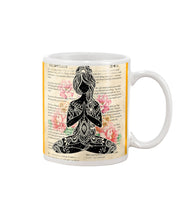 Load image into Gallery viewer, I'm Mostly Peace Love And Light Yoga Gift For Yoga Lovers Mug