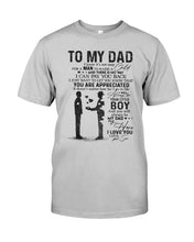 Load image into Gallery viewer, Giving For Dad Let You Know You're Appreciated Custom Design Guys Tee