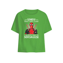 Load image into Gallery viewer, Deadpool I Almost Had To Socialize Gift For Fans Baby Onesie