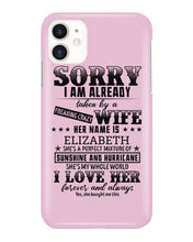 Load image into Gallery viewer, Gift For Husband I Love Here Forever And Always Phone case